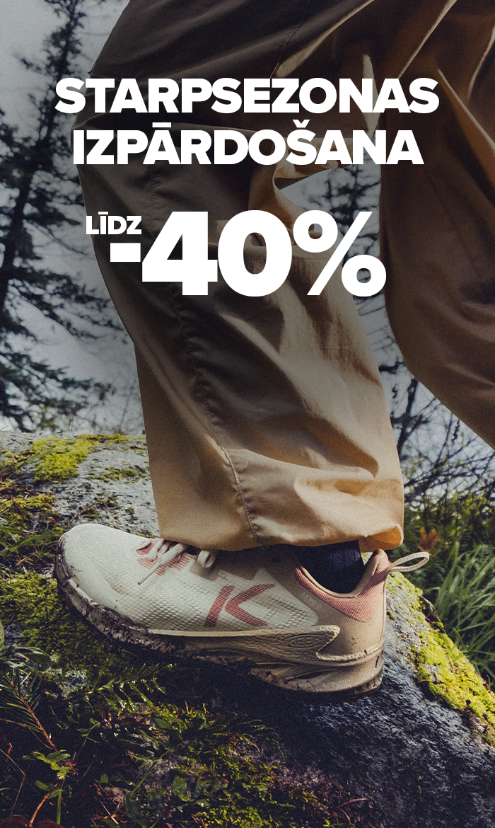 Sezonas vidus izpārdo&scaron;ana līdz -40%! Izvēlies tagad un ietaupi. Piedāvājums spēkā līdz 2026 05 31 atlasītām precēm. Bezmaksas atgrie&scaron;ana 365 dienu laikā.